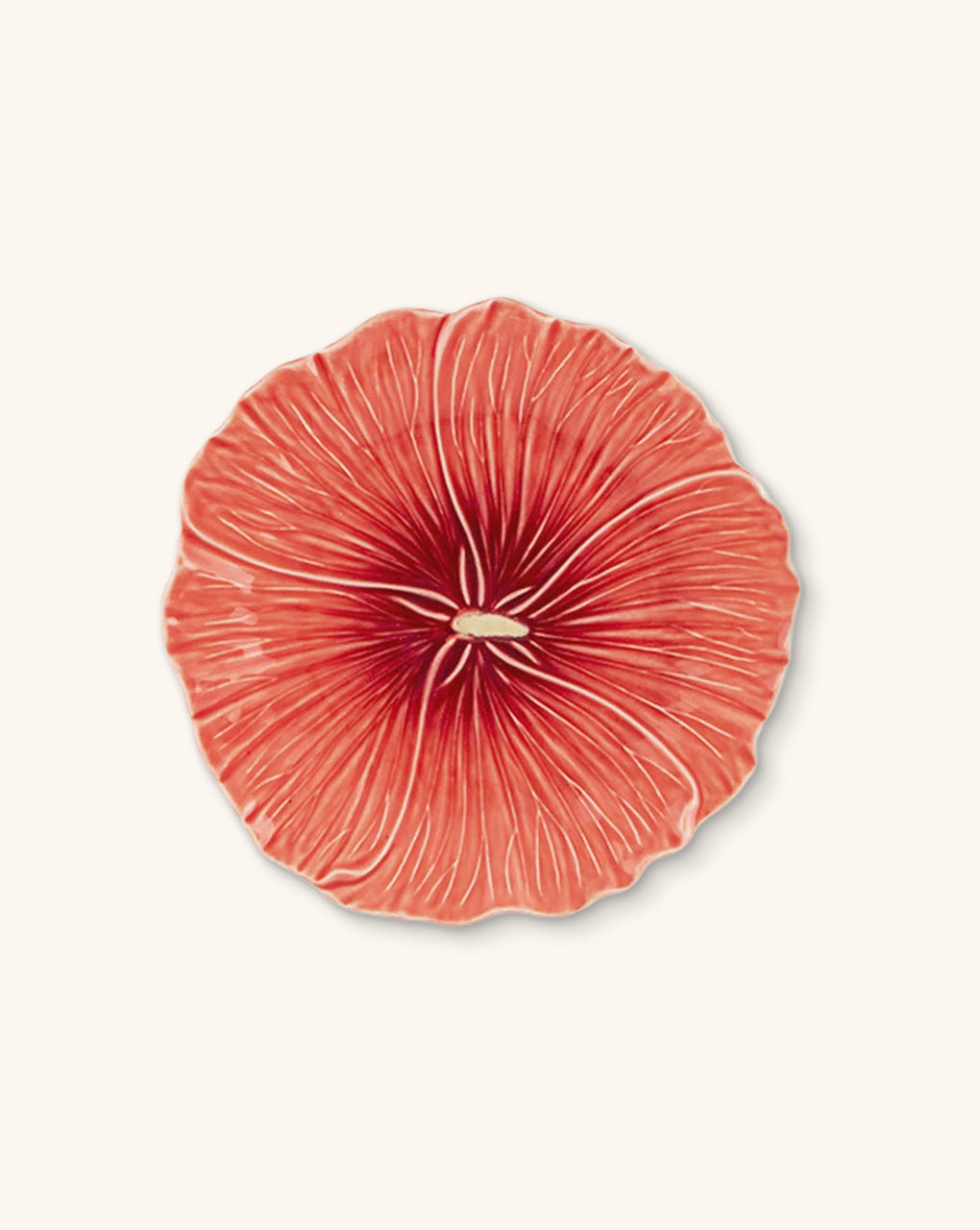 Plato Ensalada Hibiscus Naranja