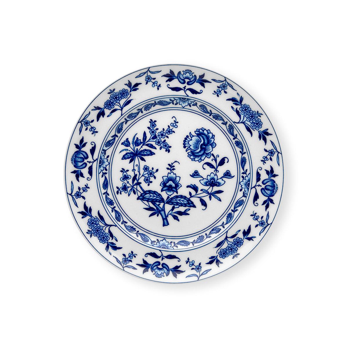 Plato Sopero en Porcelana Blanco y Azul Margao de Vista Alegre