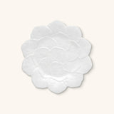 Plato Ensalada Geranio Blanco