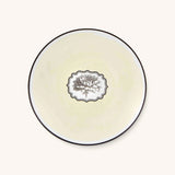 Plato Ensalada Herbariae Amarillo. Set de 4