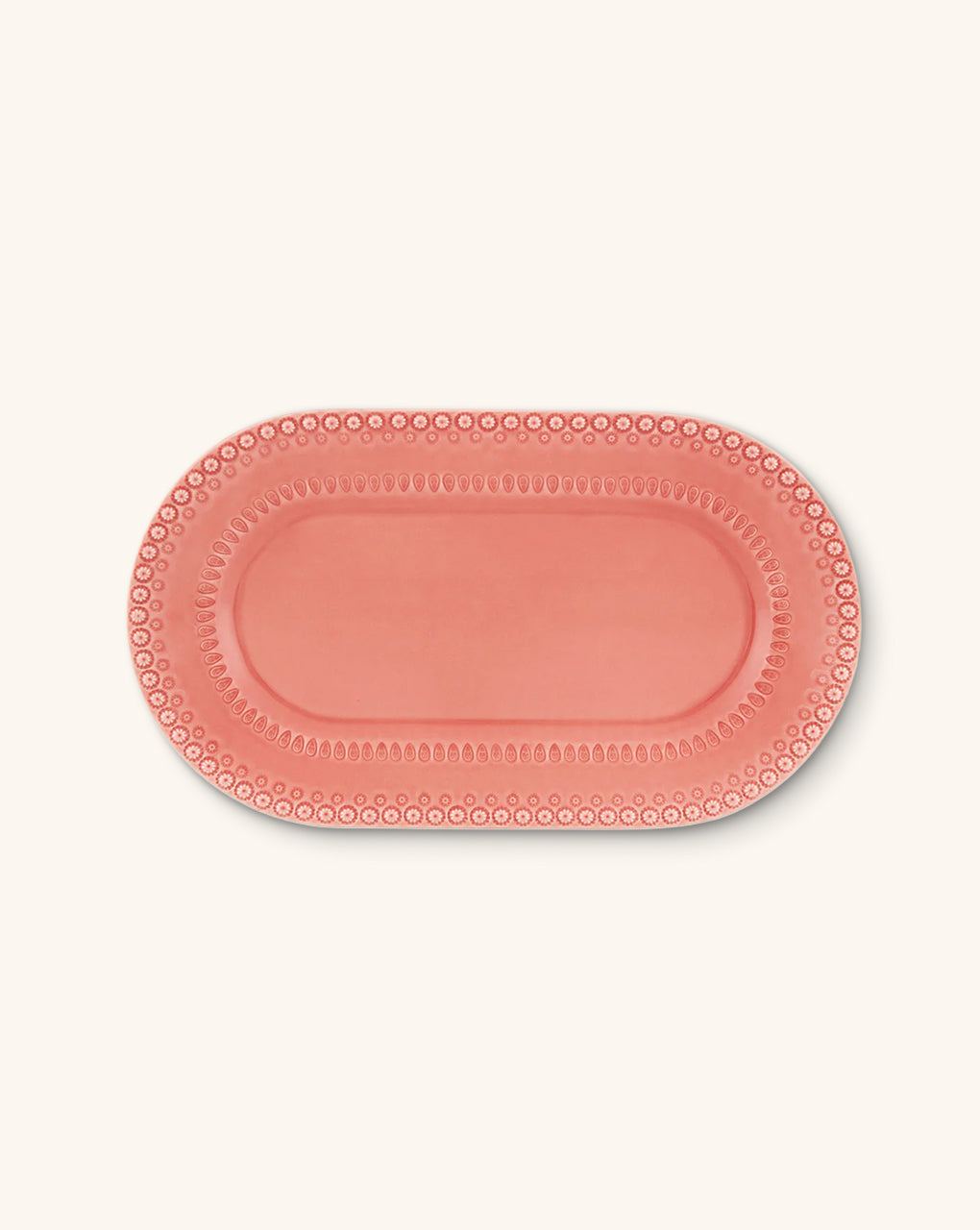 Plato Fuente Fantasía Rosa 26cm