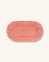Plato Fuente Fantasía Rosa 26cm
