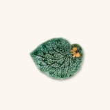 Plato Hoja Begonia con Mariposa 20 cm.