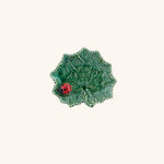 Plato Hoja Cineraria con Catarina.