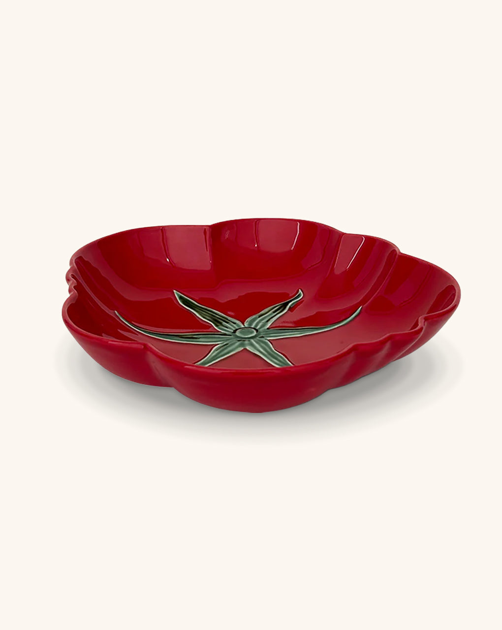 Plato Hondo Tomate 25 cm