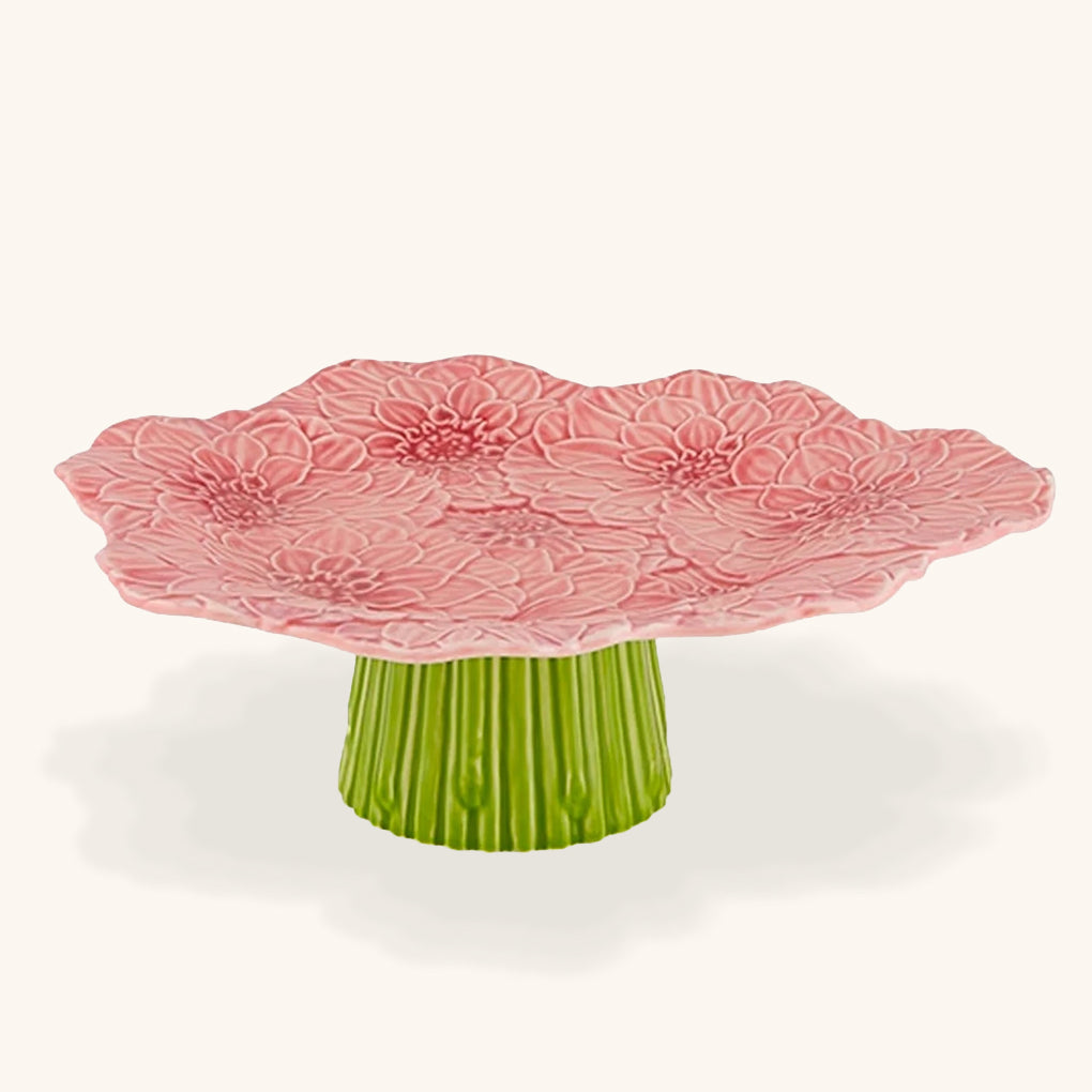 Plato Pastelero Dalia Rosa