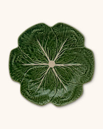Plato Trinche Repollo Verde. Set de 4