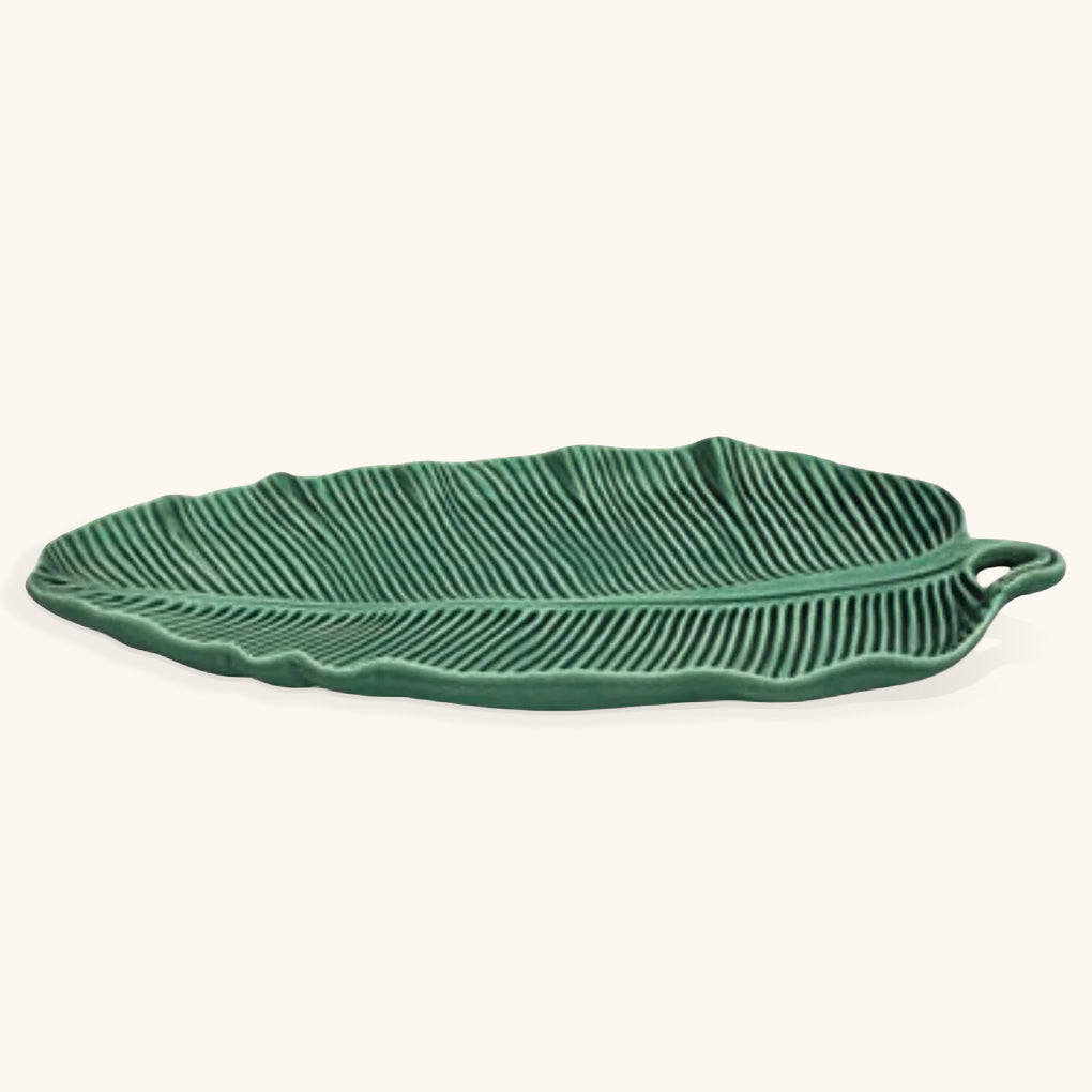 Plato de Servicio Hoja Bananera Mediana 39 cm