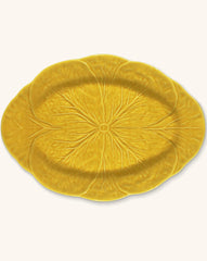Platón para Servir de Repollo Amarillo Canario 39 cm.