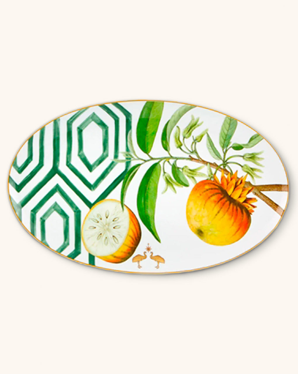 Platón Ovalado Grande Amazonia 39 cm