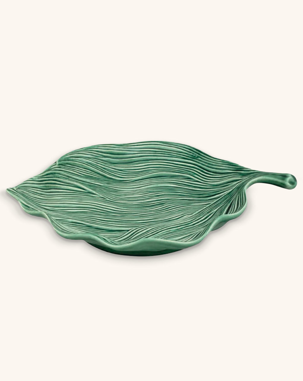 Platón de Fuente Hoja Verde 37 cm