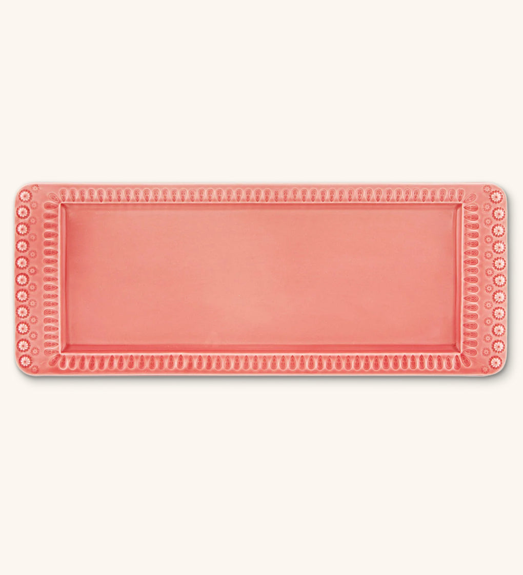 Platón de Servir Fantasía Rosa 47 cm