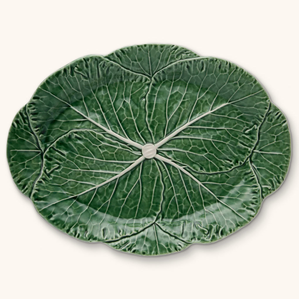 Platón para Servir Repollo Verde 43 cm 