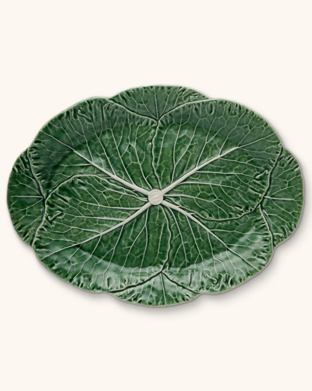Platón para Servir Repollo Verde 43 cm 