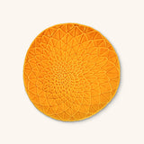 Plato Ensalada Amazonia Naranja 23 cm. Set de 4
