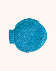 Set de 4 Platos para Ensalada de Pez Turquesa 24.5 cm