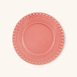 Plato Ensalada Fantasía Rosa. Set de 4.
