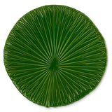 Plato Presentación Amazonia Verde 34 cm. Set de 4.