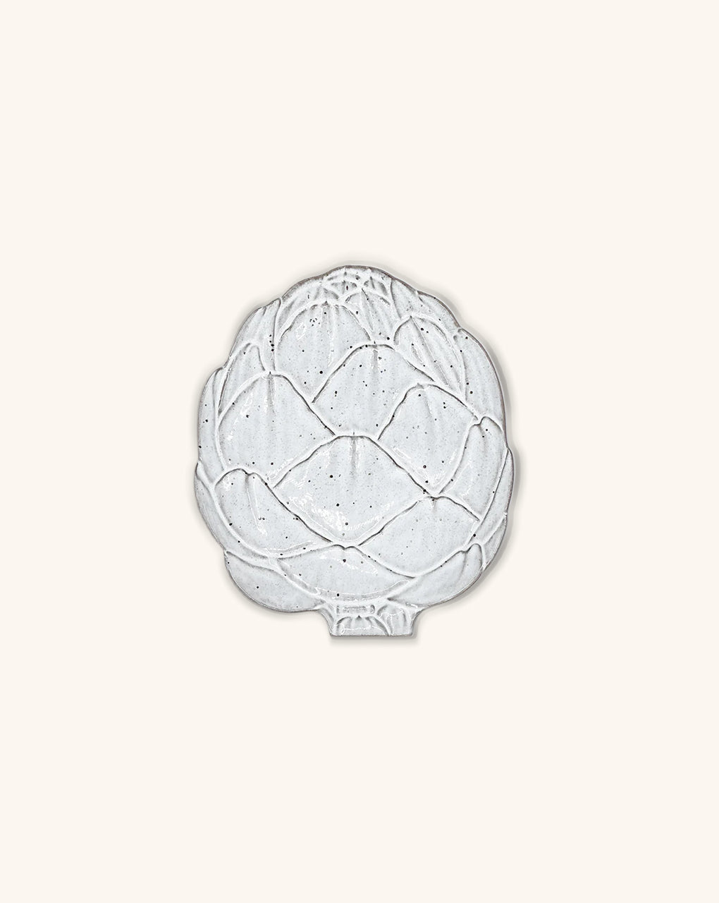 Plato Ensalada Alcachofa Blanca 23 cm