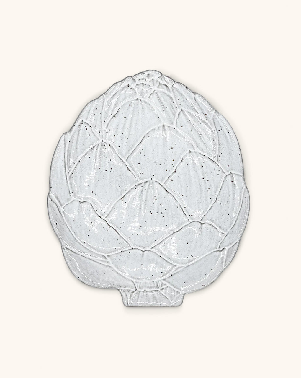 Platos Trinche Alcachofa Blanca