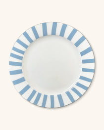 Platos Trinche Candy Cane Azul Claro