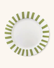 Platos Trinche Candy Cane Verde Olivo, set de 4