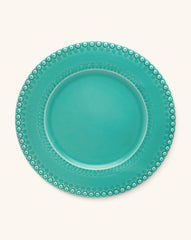 Platos Trinche Fantasía Aqua. Set de 4