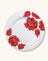 Platos Trinche Identidad Rojo. Set de 4