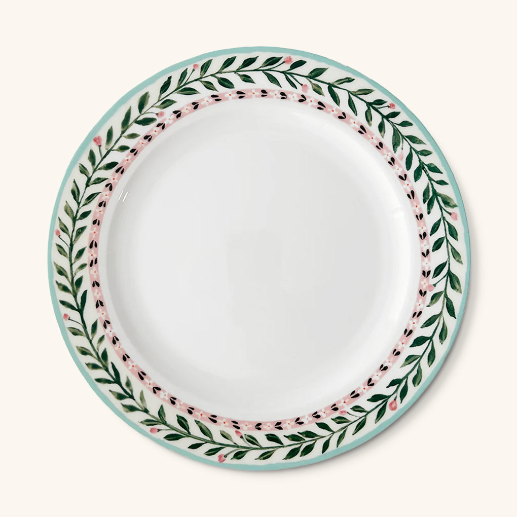 Platos Trinche con Borde de Flores