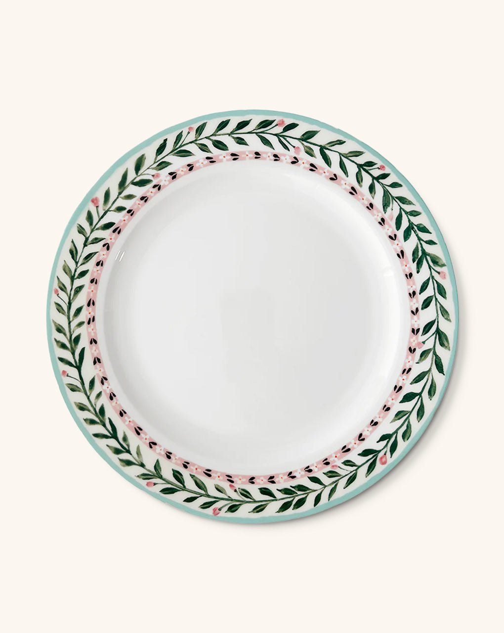 Platos Trinche con Borde de Flores