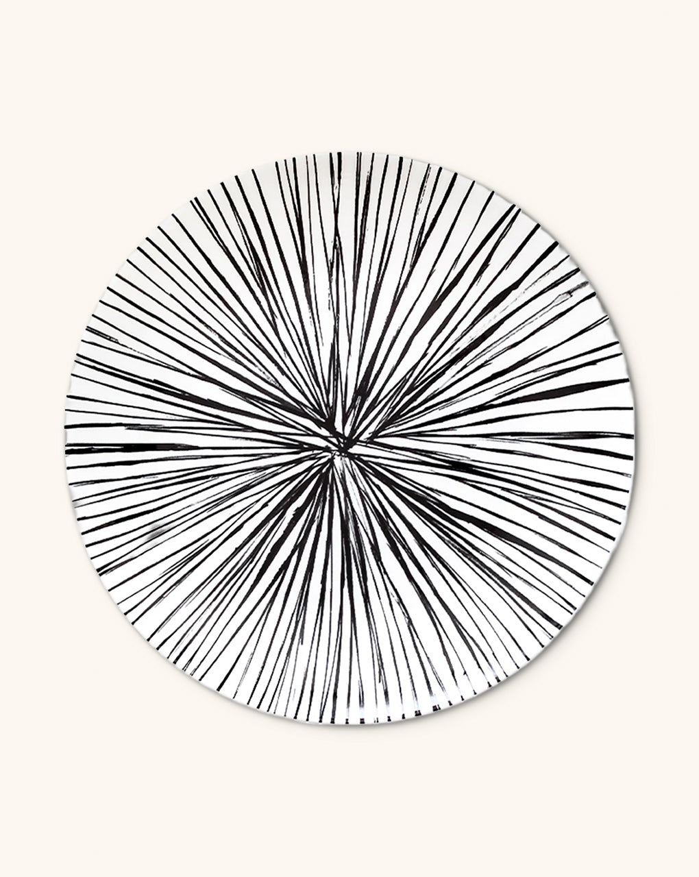 Platos Trinche de Rayas Negras