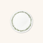 Platos de Pan con Guirnalda Verde