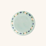 Platos para Pan Color Menta con Guirnalda de Flores