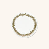 Platos para Pan con Guirnalda Dorada