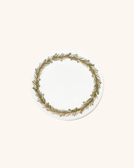 Platos para Pan con Guirnalda Dorada, set de 4.