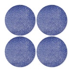 Portavasos antideslizantes Ramona de PVC en color Azul