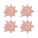 Portavasos para tu drink de algodón rosa en forma de caracol de mar, marca Zash