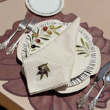 Plato Ensalada Olival 22 cm. Set de 4.