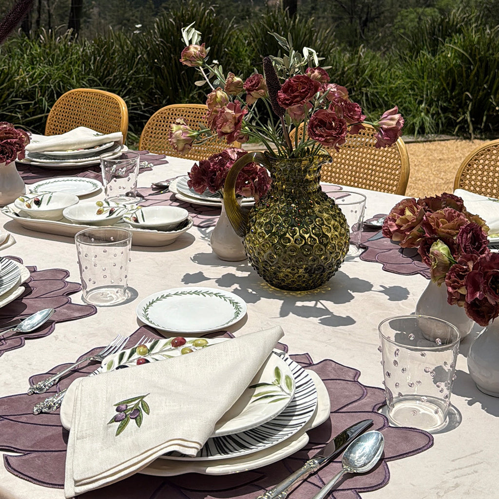 Set Charola con 3 Mini Bowls Olival 40 cm.