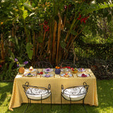 Platos Trinche Candy Cane Rosa Claro, set de 4
