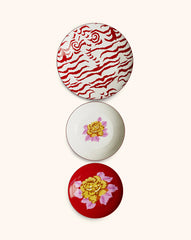 Plato Trinche, Sopero y Ensalada de Tigre Rojo y Flores