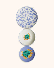 Plato Trinche, Sopero y Ensalada de Tigre Azul y Flores