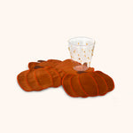 Zashpack con 4 Cocteleras de Calabaza de Terciopelo y 6 Vasos Pippa Amarillos