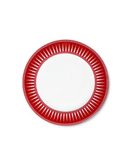 Platos Ensalada Identidad Rojo. Set de 4