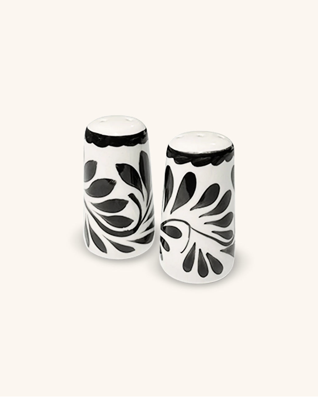 Salero y Pimentero Puebla en Blanco y negro