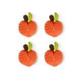Servilleteros de Durazno en Crochet. Set de 4