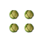 Servilleteros tejidos de crochet en forma de lechugas, marca Zash