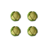 Servilleteros tejidos de crochet en forma de lechugas, marca Zash