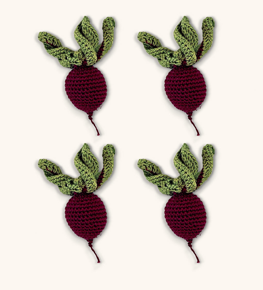 Servilleteros de Betabel en Crochet