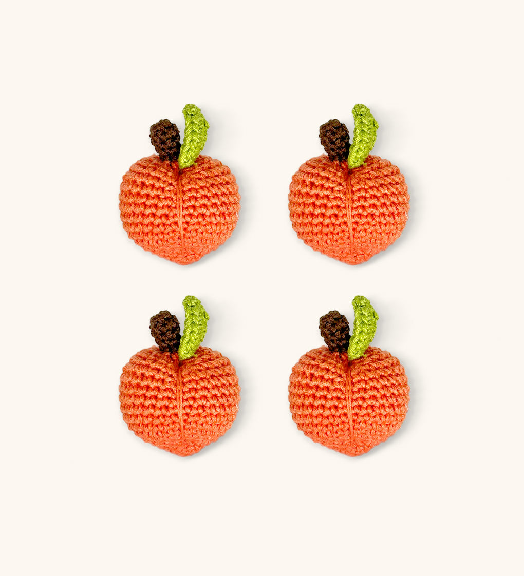 Servilleteros de Durazno en Crochet